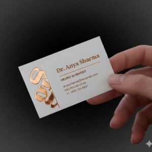 Raised Foil Business Card