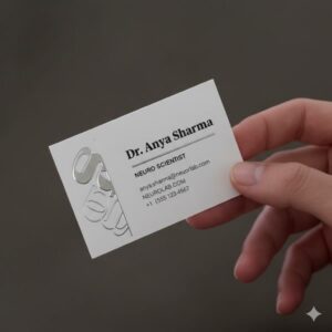 Raised Foil Business Card