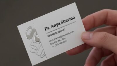 Business Cards – Raised Foil Card